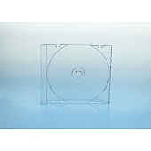 CD Tray 1-fach für Jewelbox - transparent - bulkware