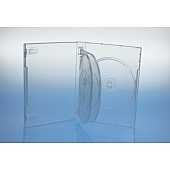 DVD Box 5-fach - 21mm - transparent