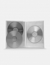 Bibliothekstasche f&uuml;r 3 DVD's - Mappe f&uuml;r 3 DVD's
