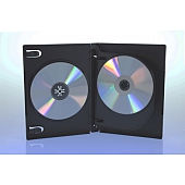 DVD Box 6-fach - 21mm - schwarz