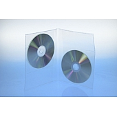 Bibliothekstasche f&uuml;r 2 DVD's - Mappe f&uuml;r 2 DVD's