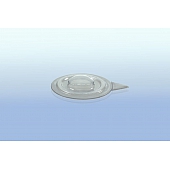 CD Clip rund (PVC) - selbstklebend - 35mm - transparent