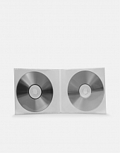 Bibliothekstasche f&uuml;r 2 CD's - Mappe f&uuml;r 2 CD's