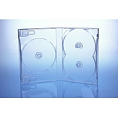 Scanavo Overlap DVD Box 3One - 22mm - transparent - bulkware