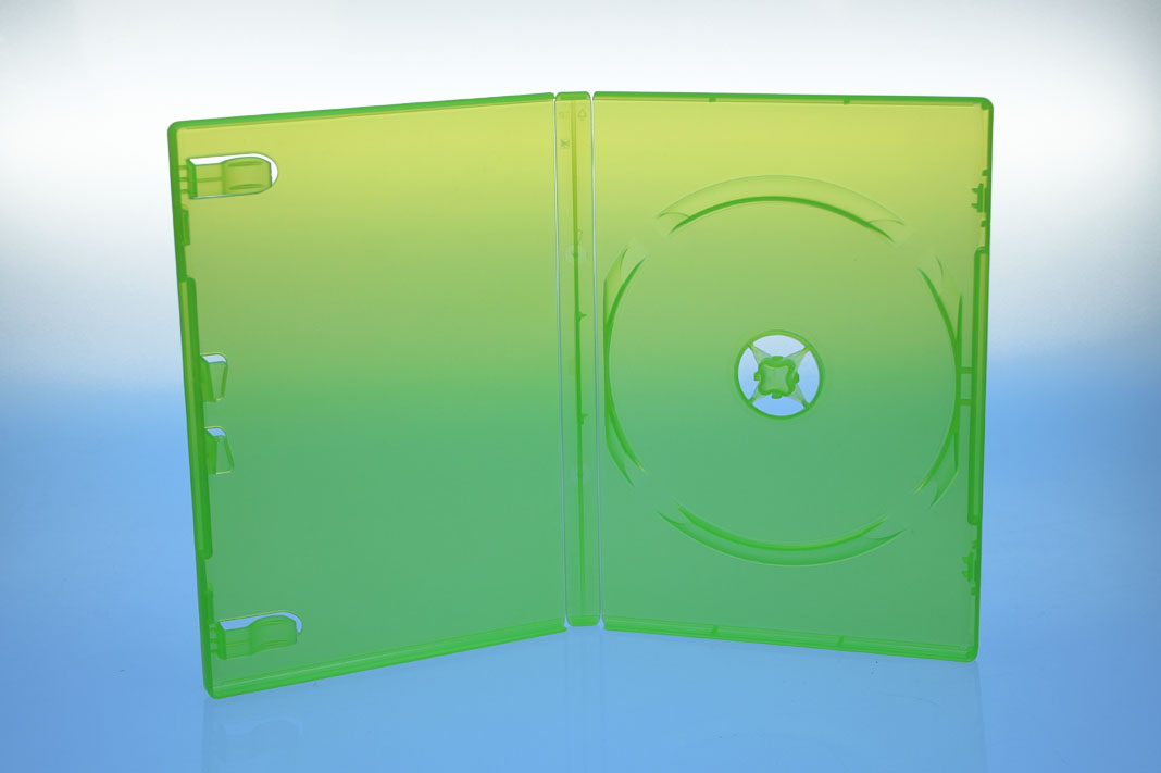DVD Xbox360 grün  - 14mm - kartoniert