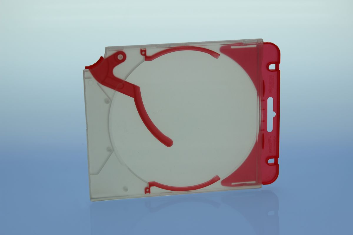 Abheftclip für CD Ejector Case - rot