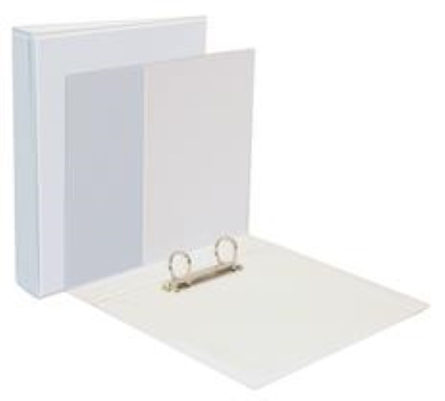 Ringbuch weiß in A4 Format - Füllhöhe 35 mm