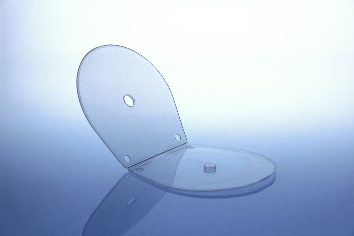 Shellbox / Muschelbox - für 1 Disc -mit Abheftlochung - transparent