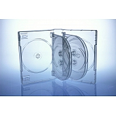 DVD Box 10-fach - 34mm - transparent