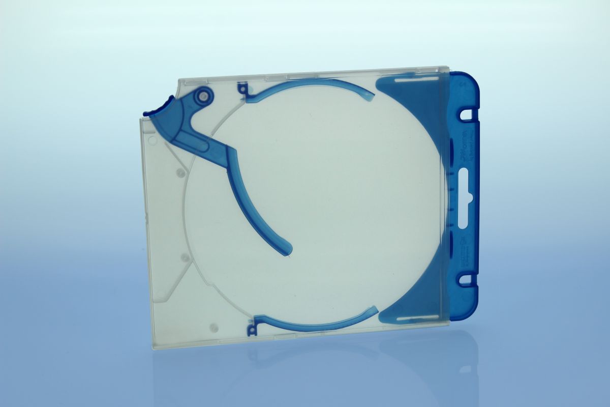 Abheftclip für CD Ejector Case - blau