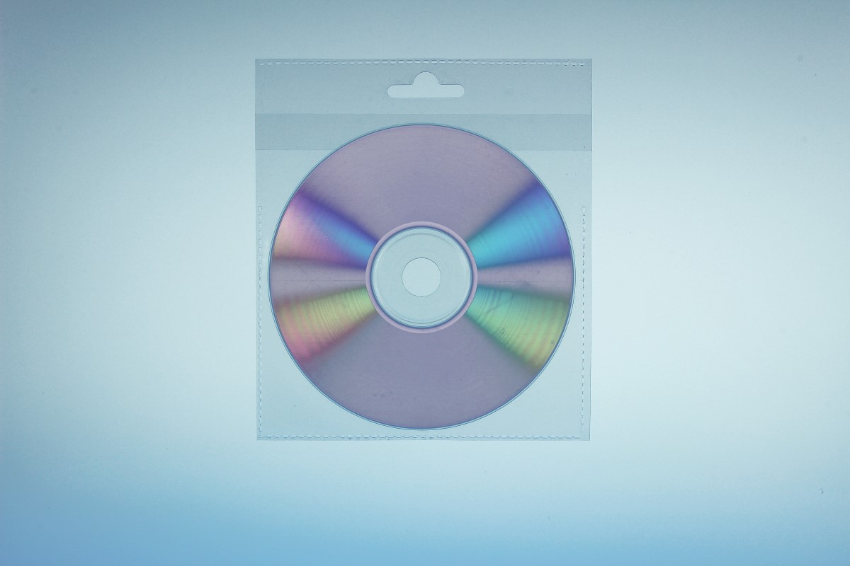 Klarsichttasche für 1 Disc - mit integrierter Eurolochaufhängung
