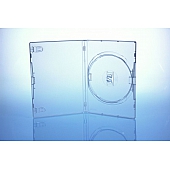 AMARAY DVD Box 1-fach - 14mm - mit Clip für Tray - transparent - kartoniert